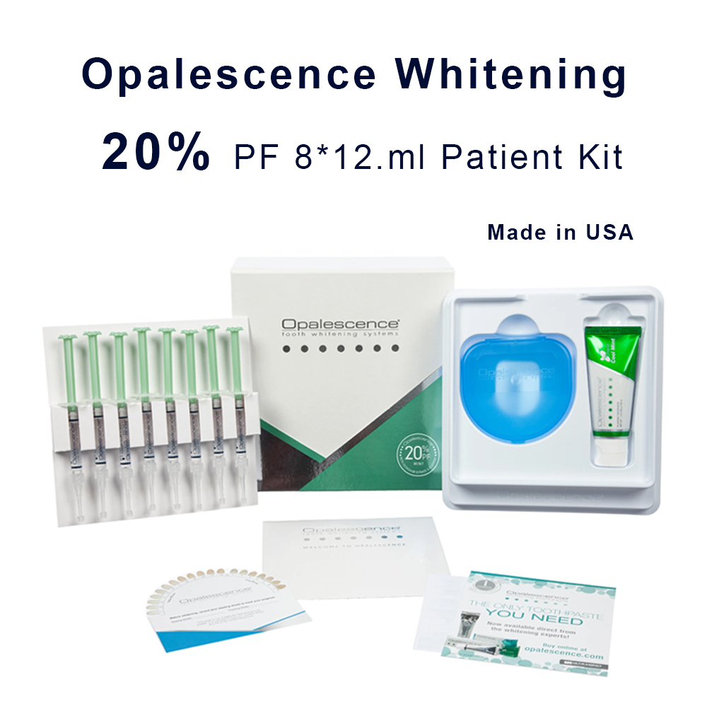 Teeth Whitening Clinic - 20% pF 20 16ชุดเจล8x1.2มล. ชุดคนไข้อัลตร้าเดนต์ฟอกสีมืออาชีพที่บ้านวัสดุทันตกรรม16%