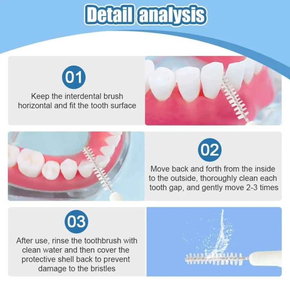 Interdental แปรงกล่องแปรง Inte - Teeth Whitening Brush บทวิจารณ์และราคา