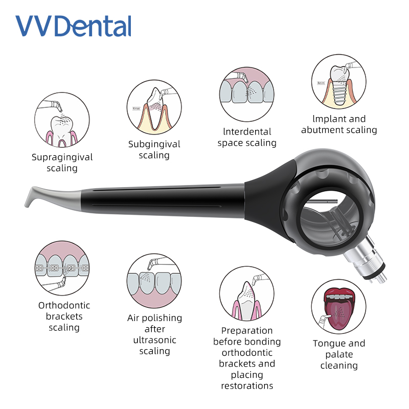 เครื่องพ่นลมขัดฟัน VVDental Ai - Colgate Whitening Teeth บทวิจารณ์และราคา