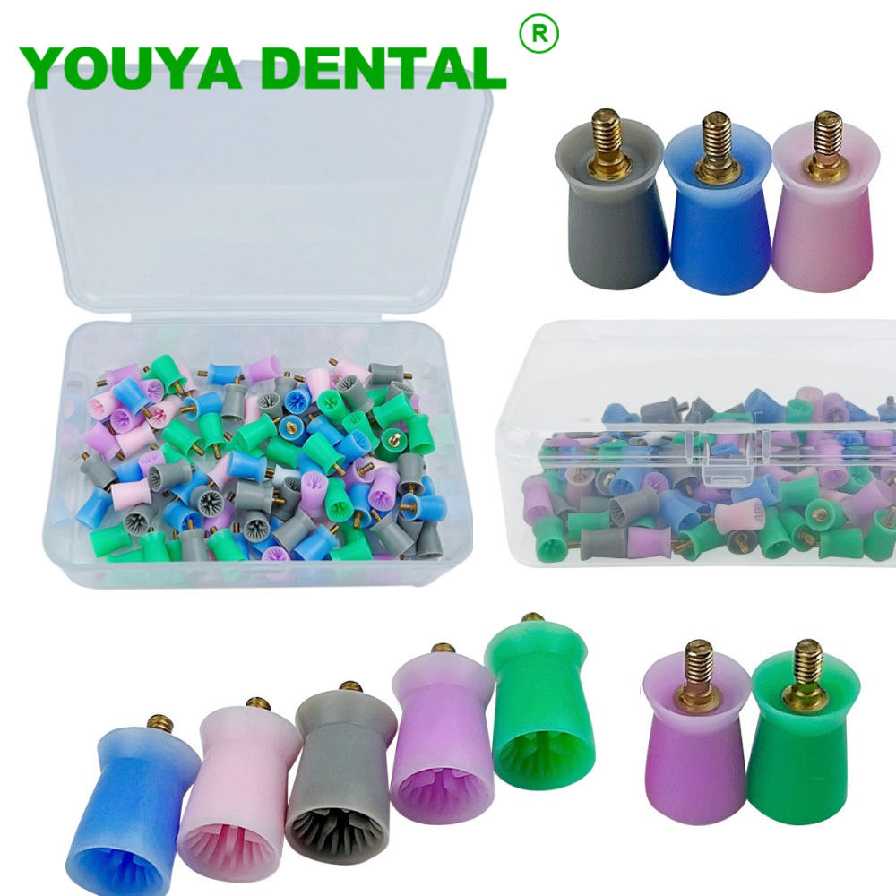 100 ชิ้น/กล่อง ถ้วยขัดฟันแบบขั - Teeth Whitening Brush บทวิจารณ์และราคา