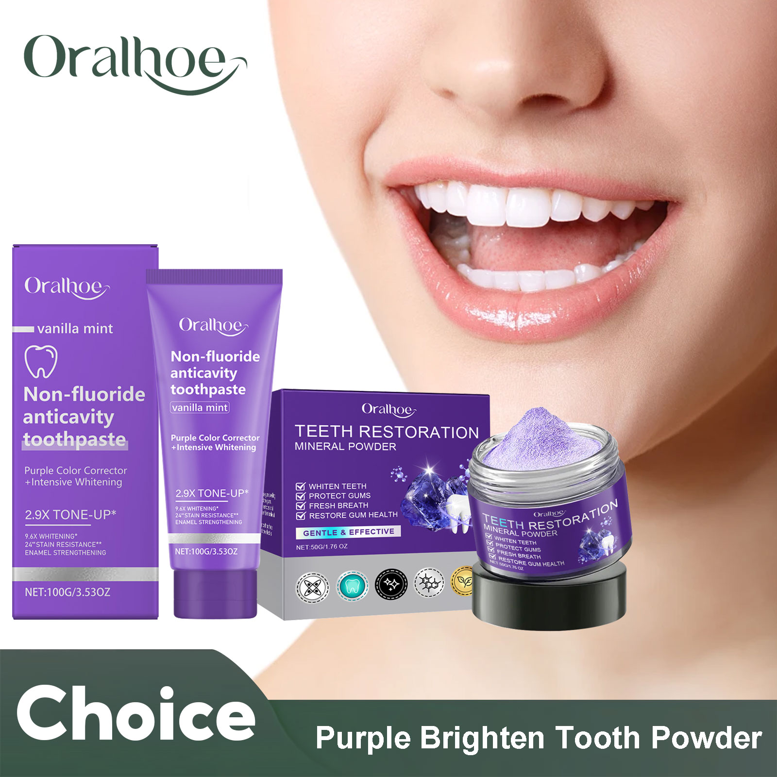 Teeth Restoration Mineral Powd - Teeth Whitening Clinic บทวิจารณ์และราคา