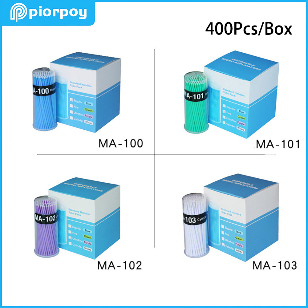 PIORPOY 400 ชิ้น/กล่อง แปรงไมโ - Teeth Whitening Brush บทวิจารณ์และราคา