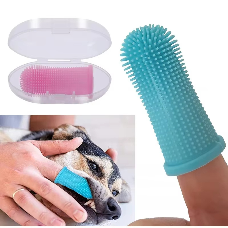 แปรงสีฟันซิลิโคนสำหรับสัตว์เลี - Teeth Whitening Brush บทวิจารณ์และราคา