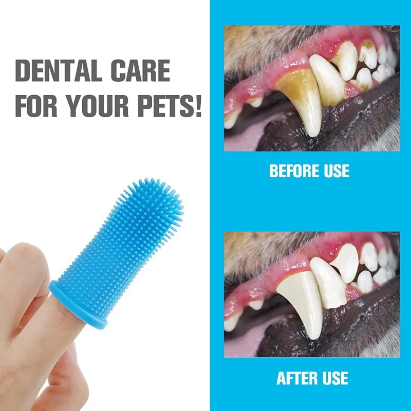 แปรงสีฟันซิลิโคนสำหรับสัตว์เลี - Teeth Whitening Brush บทวิจารณ์และราคา