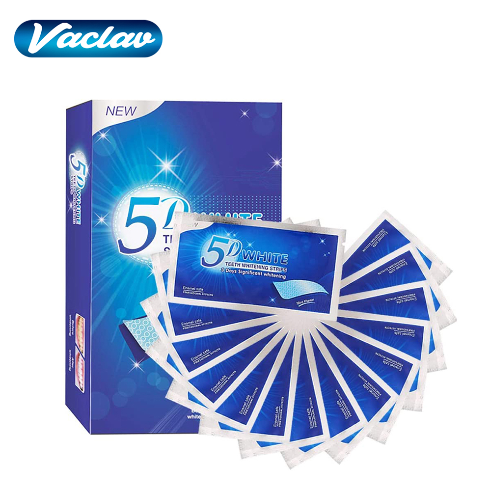 แผ่นฟอกสีฟันขาว 5D ไวท์เทนนิ่ง - Teeth Whitening Clinic บทวิจารณ์และราคา